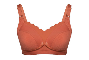 /arokus-comfy-cotton-seamless-nursing-bra-orange