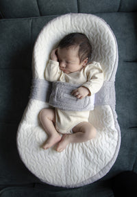 Babyjem My First Tummy Bed, 0-6 Months, Grey_4