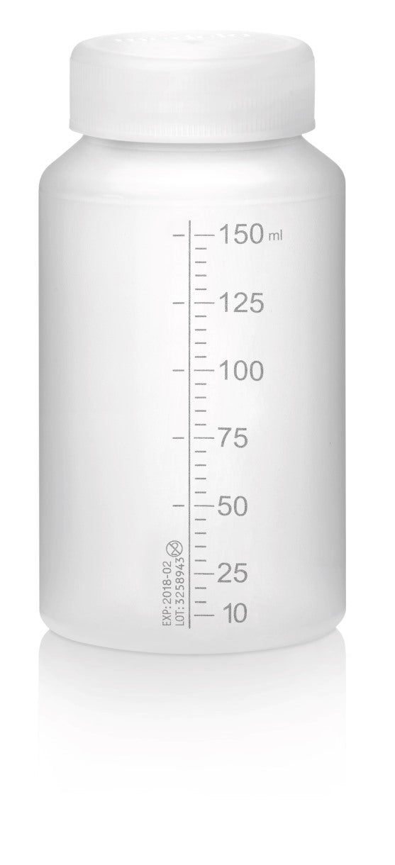 ميديلا - زجاجات 150 مل مع الأغطية (كل قطعة) (Pk/40)