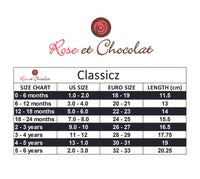 Rose et Chocolat Classic Shoes Polka Dot Daisy Navy_5