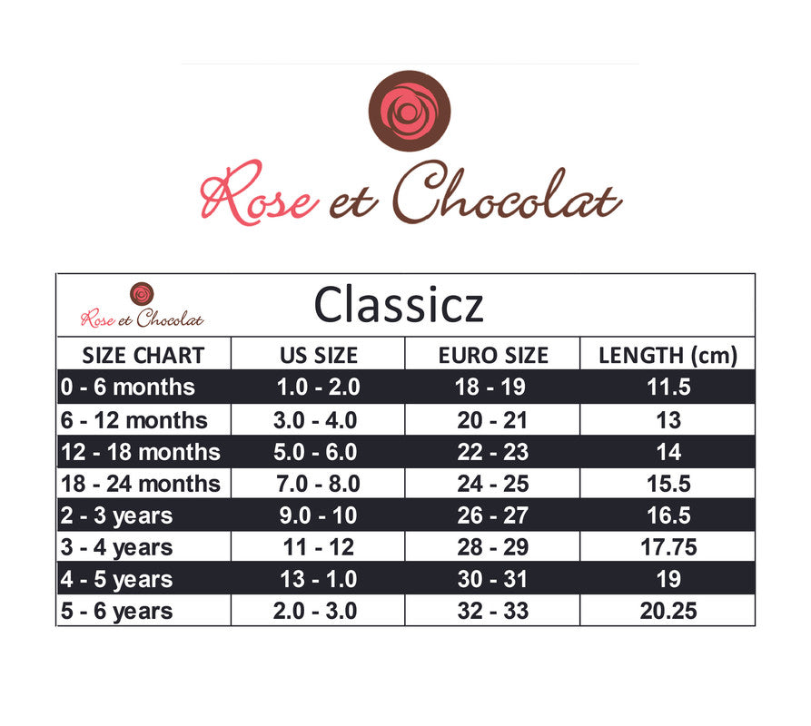 Rose et Chocolat Classic Shoes Zig-Zag Elephant Brown