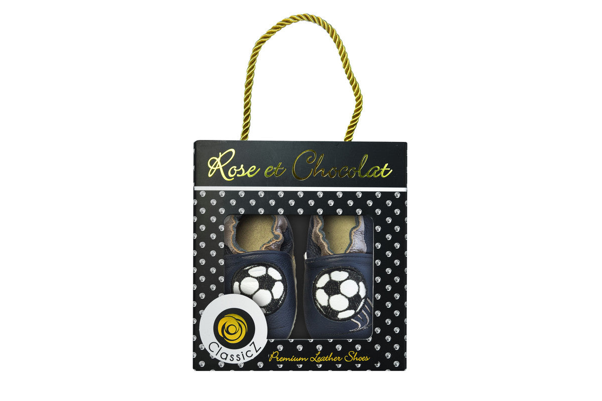 Rose et Chocolat Classic Shoes Soccer Star Navy