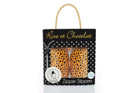 Rose et Chocolat Shoes Zipper Leopard Soft Soles