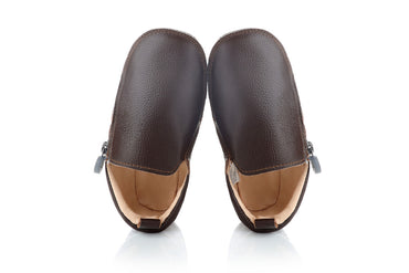 /arrose-et-chocolat-zipper-rubber-soles-shoes-brown