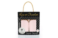 Rose et Chocolat Zipper Rubber Soles Shoes Light Pink_6