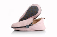 Rose et Chocolat Zipper Rubber Soles Shoes Light Pink_