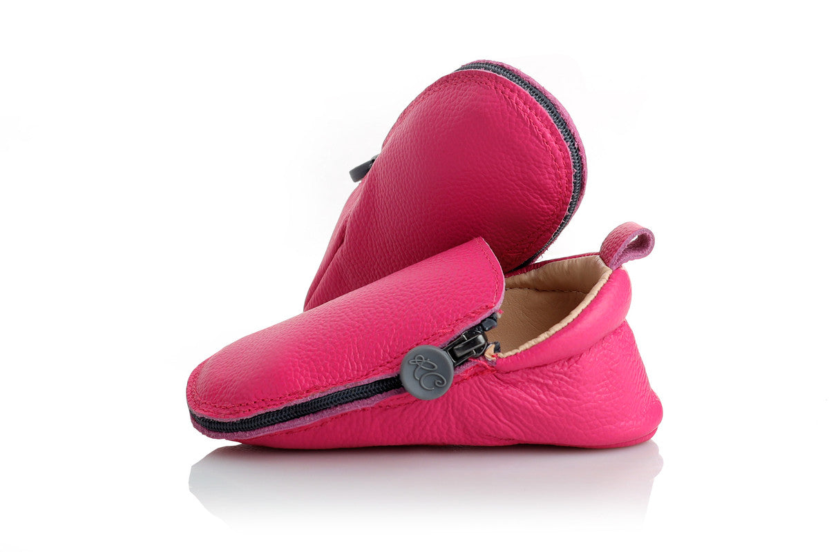 /arrose-et-chocolat-zipper-soft-soles-shoes-fuchsia