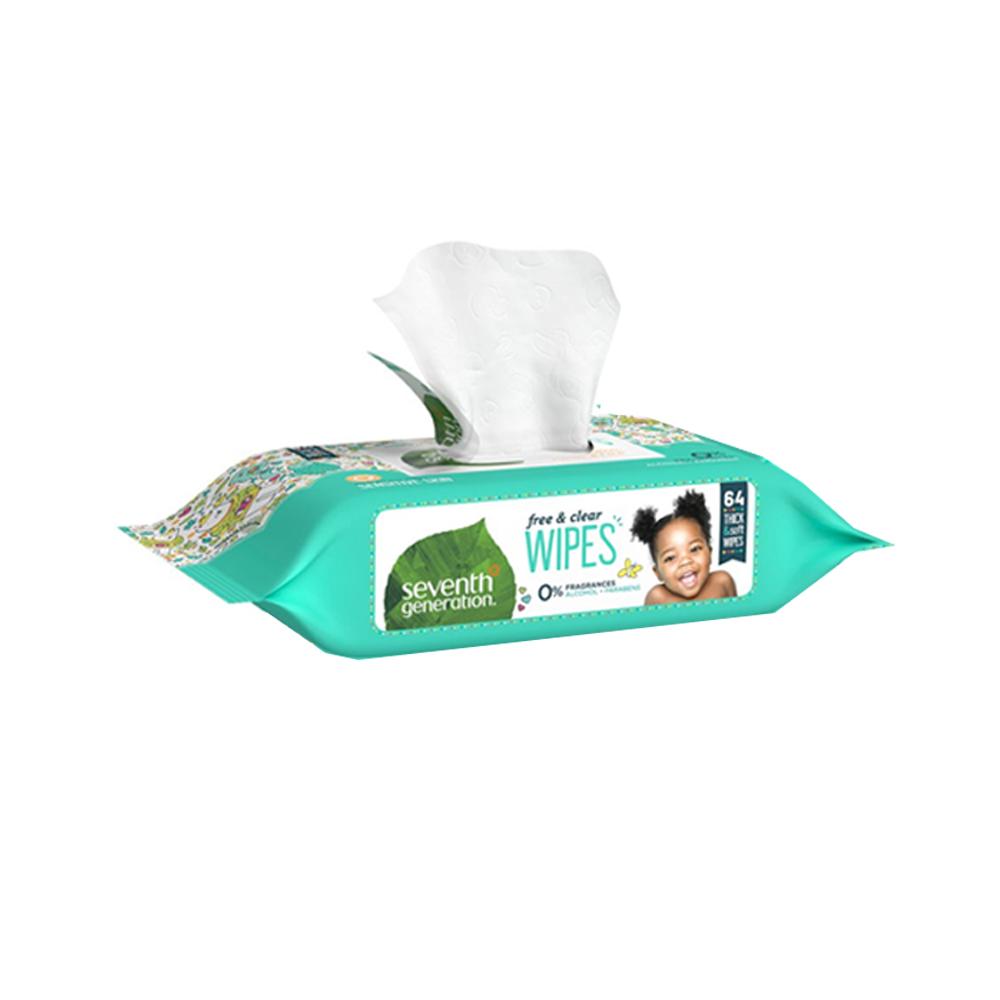 Seventh Generation Free and Clear Baby Wipes Widget (Bundle of 6)