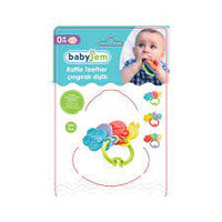 Babyjem Rattle Teether, 3+ Months, Yellow_21